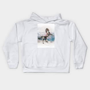 Floral Horse Kids Hoodie